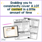 9th-10th Grade ELA Daily Review & Assessment Reading Comprehension Bundle High School