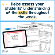 Math Weekly Assessments 2nd Grade | Printable | Google Forms