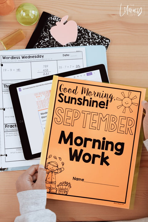 ELA + Math Morning Work Grades 1-3 Bundle