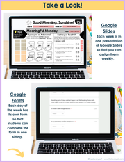 ELA Morning Work 2nd Grade {December} I Distance Learning I Google Slides