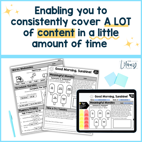 ELA Morning Work 1st Grade (May) | Distance Learning | Google Slides