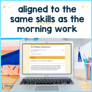 ELA Weekly Assessments 8th Grade May Morning Work | Printable | Google Forms