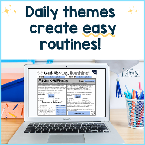 ELA Morning Work 4th Grade {May} | Distance Learning | Google Slides