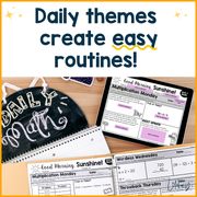 ELA + Math Morning Work 4th Grade {The Bundle} Google Slides + Forms