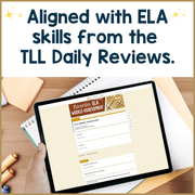 6th Grade ELA Reading Comprehension November Morning Work Assessment Daily Review