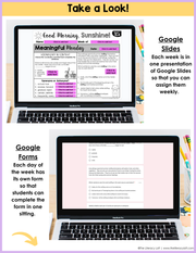 ELA Morning Work 3rd Grade {February} I Distance Learning I Google Slides