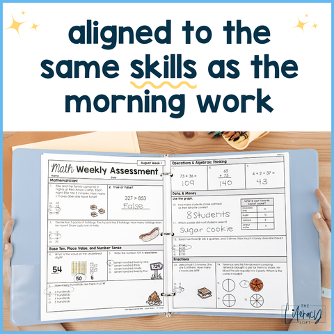 Math Weekly Assessments 2nd Grade | Printable | Google Forms