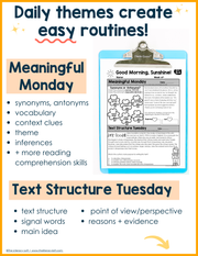 ELA + Math Morning Work 2nd Grade {The Bundle} | Distance Learning | Google Slides