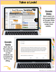 ELA Morning Work 5th Grade {October} | Distance Learning | Google Slides