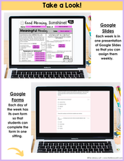 ELA Morning Work 4th Grade {February} I Distance Learning I Google Slides