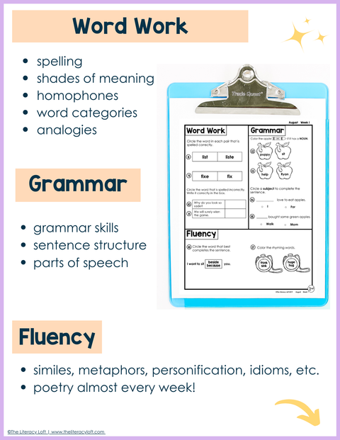 ELA Weekly Assessments 2nd Grade | Printable | Google Forms