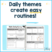 Math Daily Review 6th Grade Bundle | Printable | Google Apps