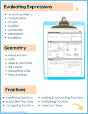 Math Weekly Assessments 6th Grade | Printable | Google Forms