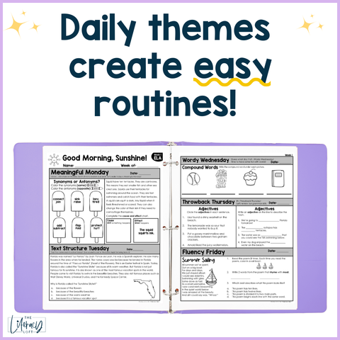 ELA Morning Work 2nd Grade Bundle | Printable | Google Apps