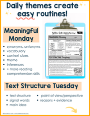 ELA + Math Daily Review 6th Grade {The Bundle} | Distance Learning | Google Slides