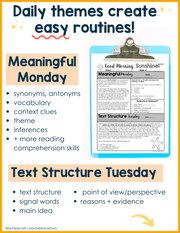 ELA + Math Morning Work 4th Grade {The Bundle} Google Slides + Forms