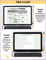 ELA Morning Work 4th Grade {March} | Distance Learning | Google Slides