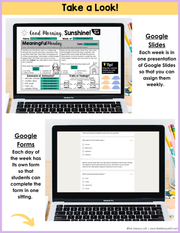 ELA Morning Work 4th Grade {August} | Distance Learning | Google Slides