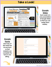 ELA Morning Work 4th Grade {October} | Distance Learning | Google Slides