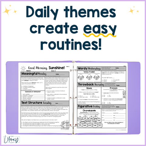 ELA Morning Work 3rd Grade (Bundle) | Printable | Google Apps