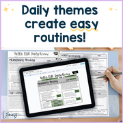 ELA Daily Review 6th Grade (Bundle) | Printable | Google Apps