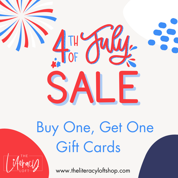 The Literacy Loft Gift Card - BOGO Sale🤩