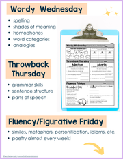 ELA Morning Work 2nd Grade {February} | Distance Learning | Google Slides