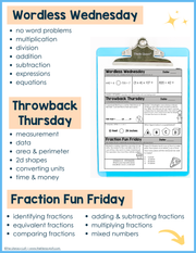 Math Morning Work 5th Grade {February} I Distance Learning I Google Slides