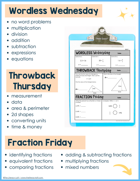 Math Daily Review 6th Grade {February} | Distance Learning | Google Apps