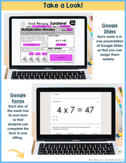 Math Morning Work 3rd Grade {February} I Distance Learning I Google Apps