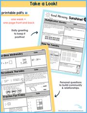 Math Morning Work 3rd Grade {February} I Distance Learning I Google Apps