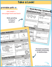 Math Morning Work 2nd Grade {February} I Distance Learning I Google Apps