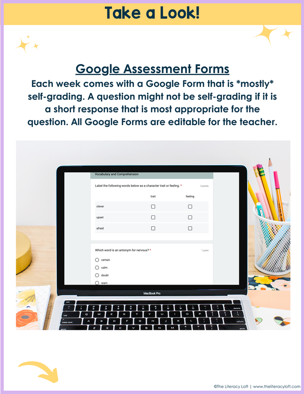 ELA Weekly Assessments 3rd Grade | Printable | Google Forms