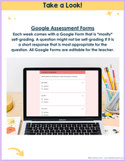 ELA Weekly Assessments 2nd Grade | Printable | Google Forms