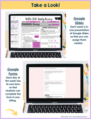 ELA Daily Review 6th Grade (Bundle) | Printable | Google Apps