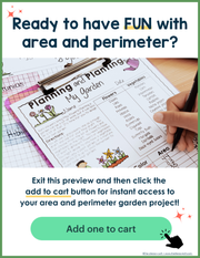 Area and Perimeter Measurements Practice Math Review Project 3rd 4th 5th Grade