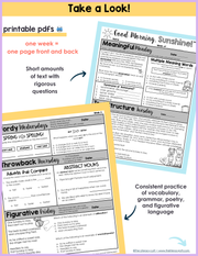 ELA Morning Work 3rd Grade {May} | Distance Learning | Google Slides