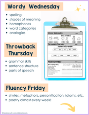 1st Grade ELA Morning Work (March) | Distance Learning | Google Slides