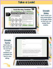 ELA Morning Work 2nd Grade {March} | Distance Learning | Google Slides