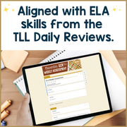 5th Grade ELA Reading Comprehension November Fall Morning Work Assessment Thanksgiving