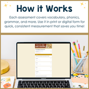 2nd Grade ELA Reading Comprehension November Morning Work Assessment Elementary