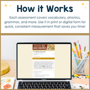 8th Grade ELA Reading Comprehension November Morning Work Assessment Daily Review