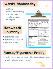 ELA Morning Work 2nd Grade {April} | Distance Learning | Google Slides