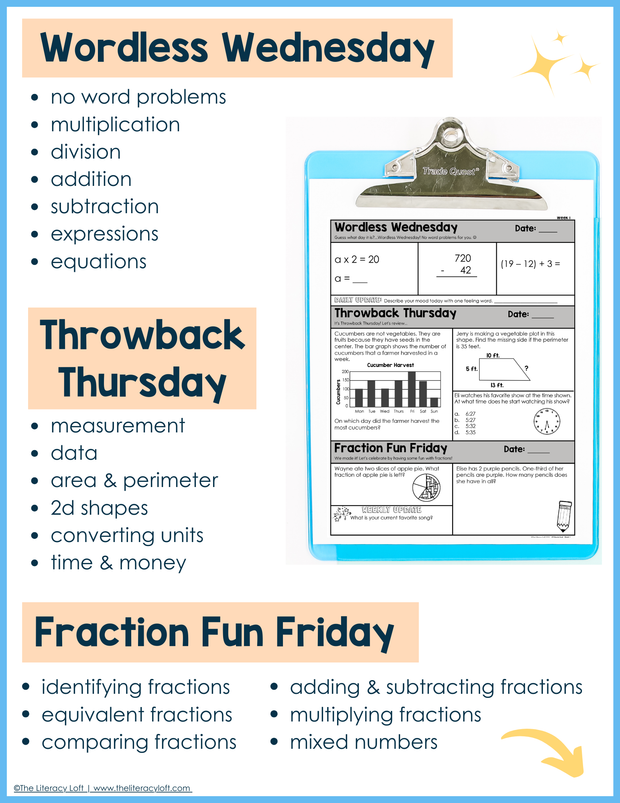 Math Morning Work 3rd Grade {April} | Distance Learning | Google Apps