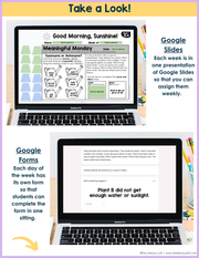 ELA Morning Work 2nd Grade {April} | Distance Learning | Google Slides