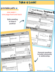 Math Morning Work 5th Grade {April} | Distance Learning | Google Slides