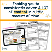 3rd Grade ELA and Math Morning Work and Weekly Assessments Bundle