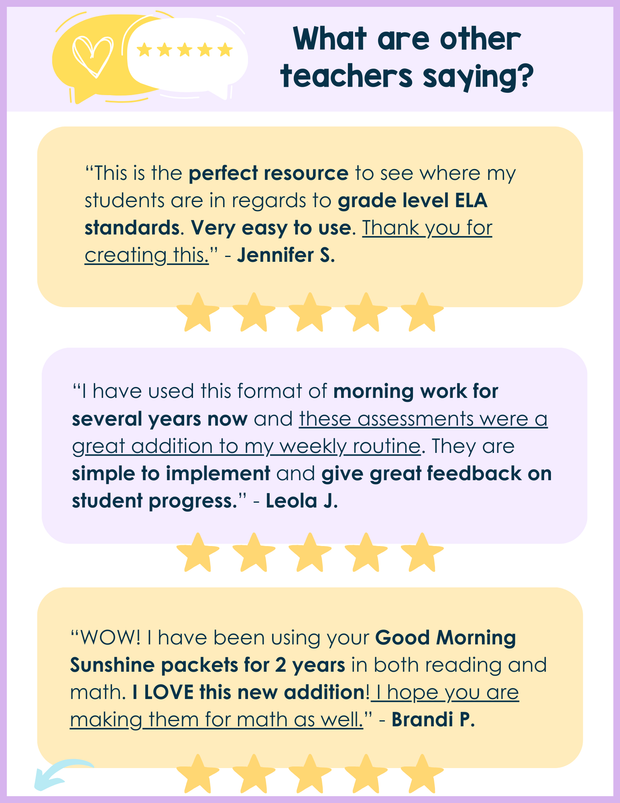 ELA Weekly Assessments 2nd Grade | Printable | Google Forms