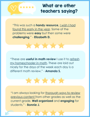 Math Weekly Assessments 6th Grade | Printable | Google Forms