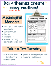 ELA Morning Work 1st Grade (May) | Distance Learning | Google Slides